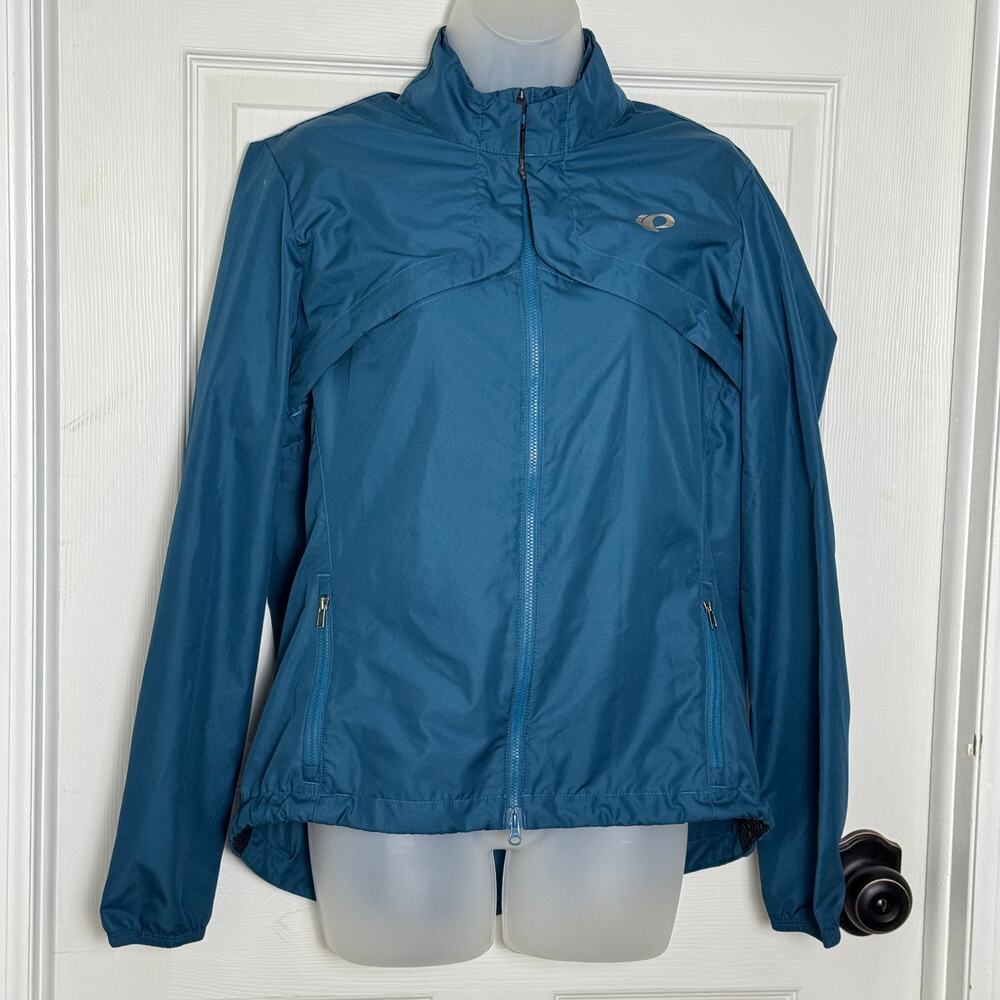 Pearl Izumi Convertible Cycling Jacket Zip Off Sleeves Windbreaker Packable